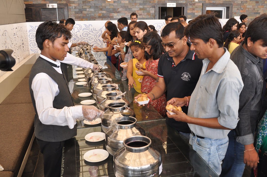 Golden Book of World Records for offering 51 different variations of pani puri.