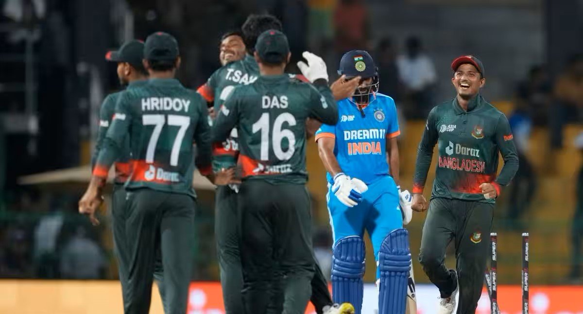 IND vs. BAN Highlights: Bangladesh Beats India by 6 Runs