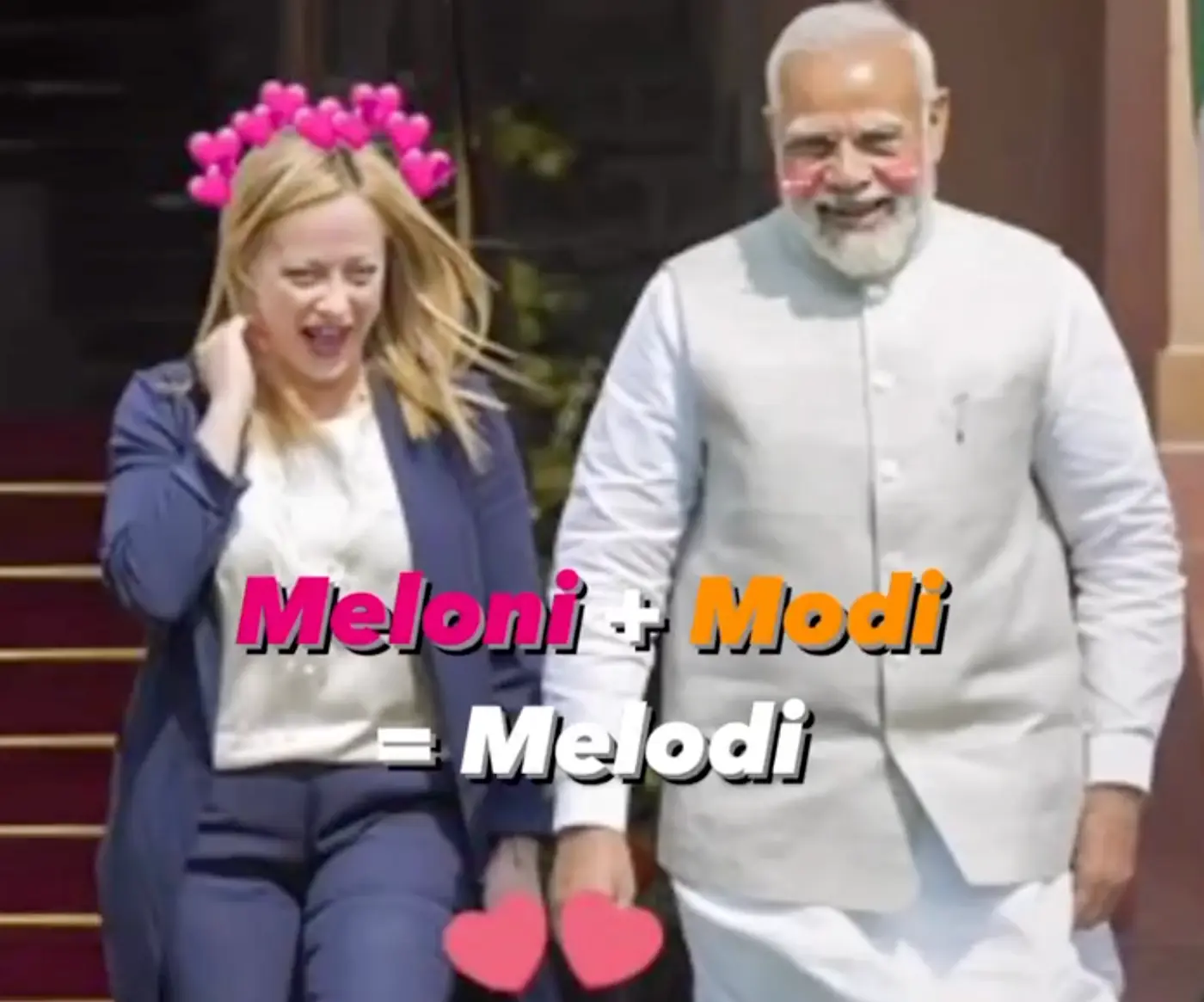 Modi and Meloni = Melody