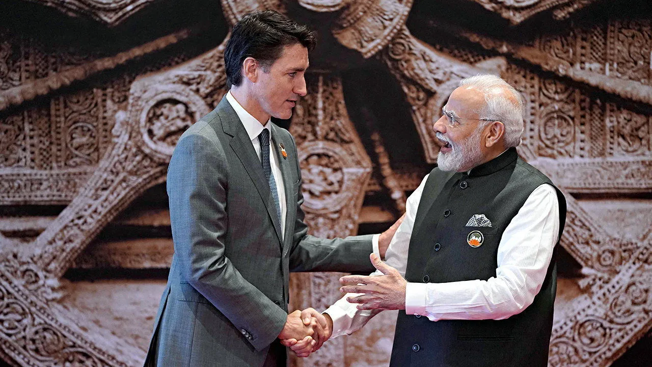 Justin Trudeau at G20 Summit in India with PM Modi