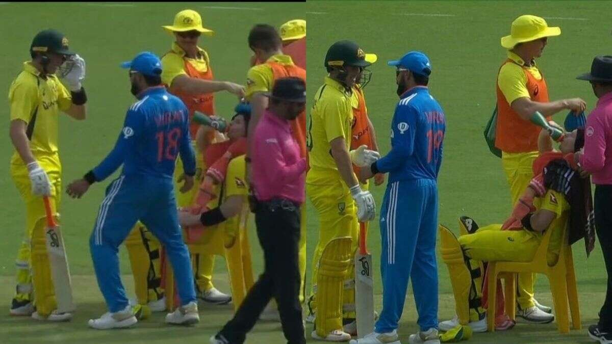 Virat Kohli slays some dance moves while interesting with Labuschagne and Smith
IND vs AUS 3rd ODI: 