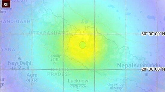 Delhi-NCR, Epicenter-Nepal