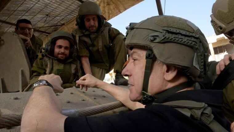 Israel PM Visits Gaza