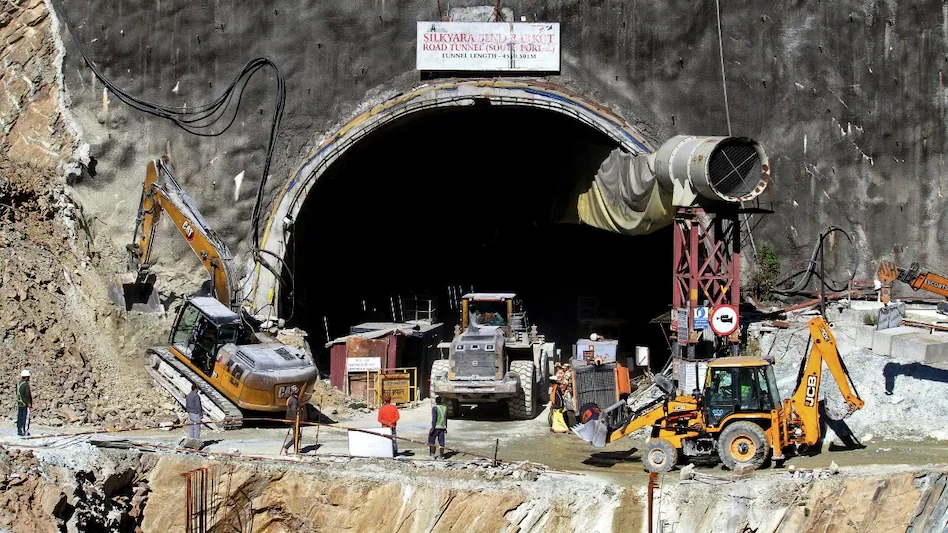 Rescue Operation Paused in Uttarkashi Tunnel Collapse Due to Technical Glitch