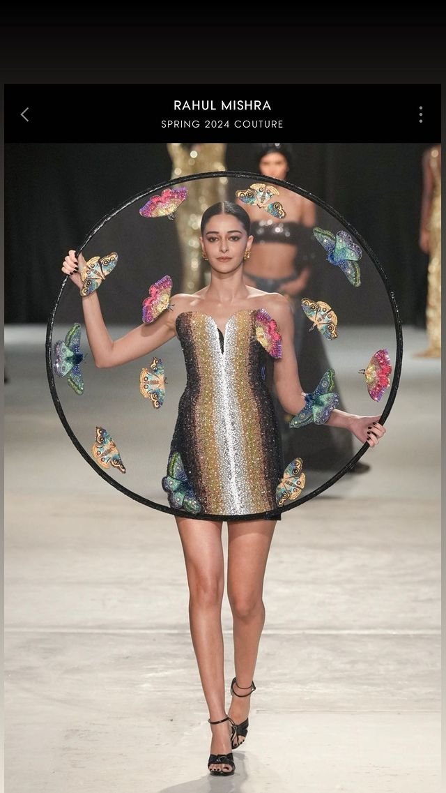 Paris Fashion Week 2024: Ananya Panday Debut for Designer Rahul Mishra, Fans not Happy