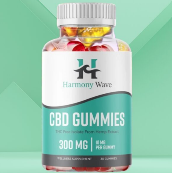 Harmony Wave CBD Gummies Bottle
