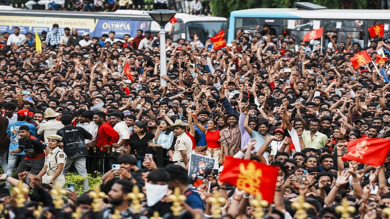 Stampede at Bengaluru stadium Kills 11 During RCB Victory Parade