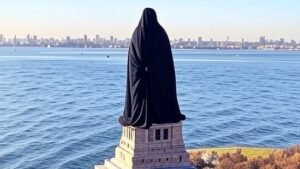 Statue of Liberty Wears a Burqa in MAGA Pics After Zohran Mamdani Win