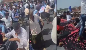 Elderly Man Crushed to Death While Showering Flowers on YSRCP Chief Jagan Mohan Reddy Convoy