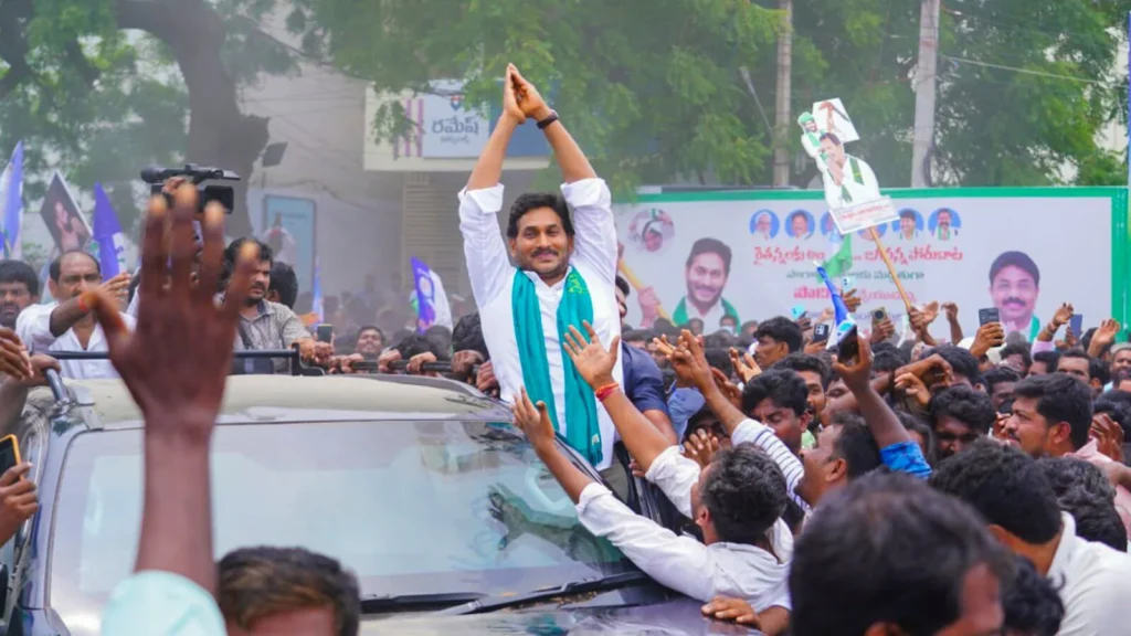 Elderly Man Crushed to Death While Showering Flowers on YSRCP Chief Jagan Mohan Reddy Convoy