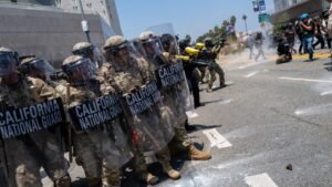 Los Angeles protest Chaos Leads to Mass Arrests While Trump Considers Federal Action