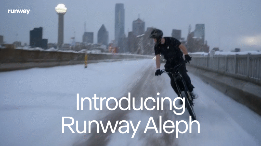 Runway Aleph Editing AI: New Model for Post Production