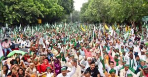 Farmers Across India Demand price protection for all crops, challenging policies that favor wheat and rice while neglecting other vital produce.