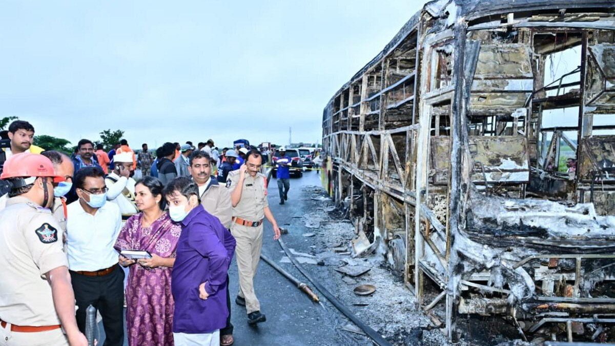 Kurnool Bus Accident: 20 Dead; Case Registered
