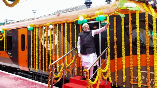 PM Modi Flags-off 4 New Vande Bharat Trains in Varanasi