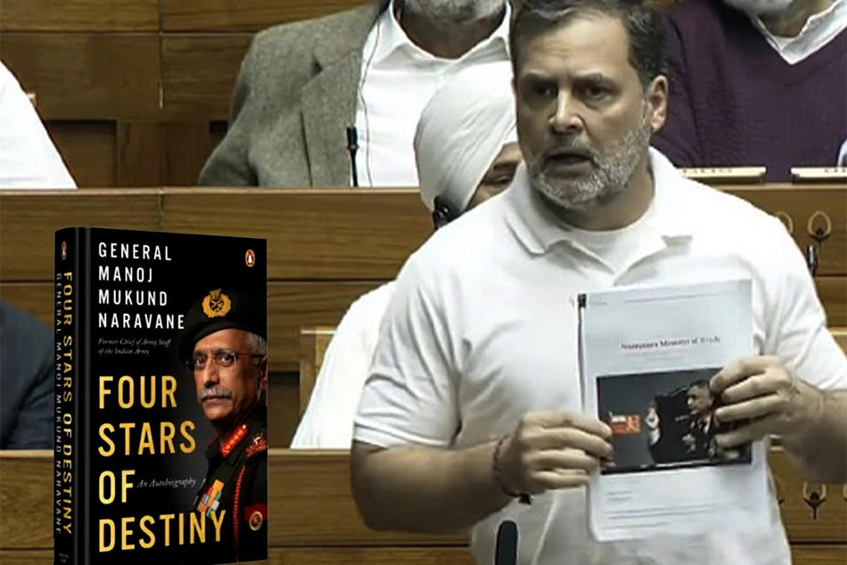 Ex-Army Chief Naravane's Book Controversy in Lok Sabha; Rahul Gandhi Rule 349