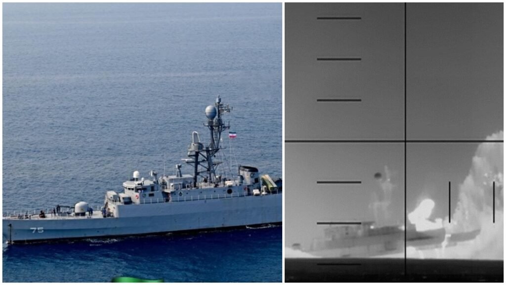 Iranian Warship IRIS Dena Sunk by US in Indian Ocean