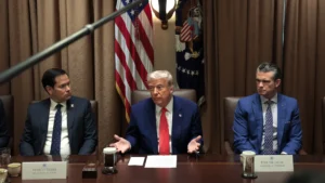 Donald Trump Says the Peace deal with Iran would reopen the Strait of Hormuz