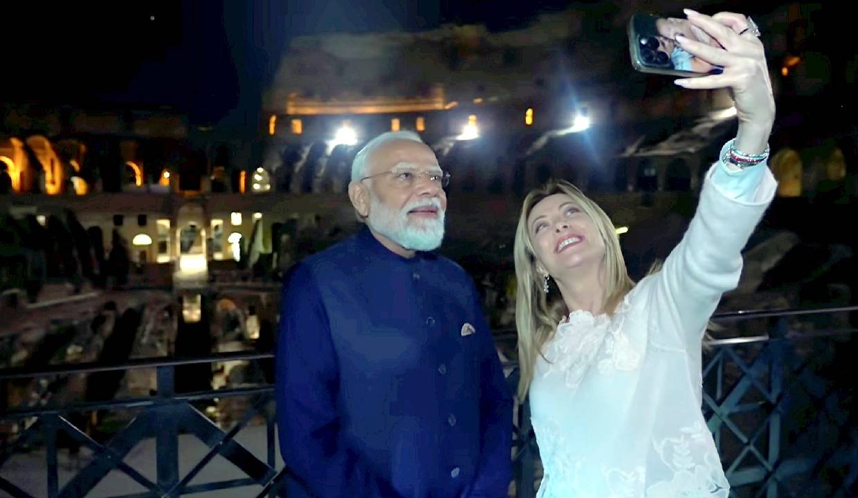 Giorgia Meloni Welcomes Prime Minister Narendra Modi in Rome