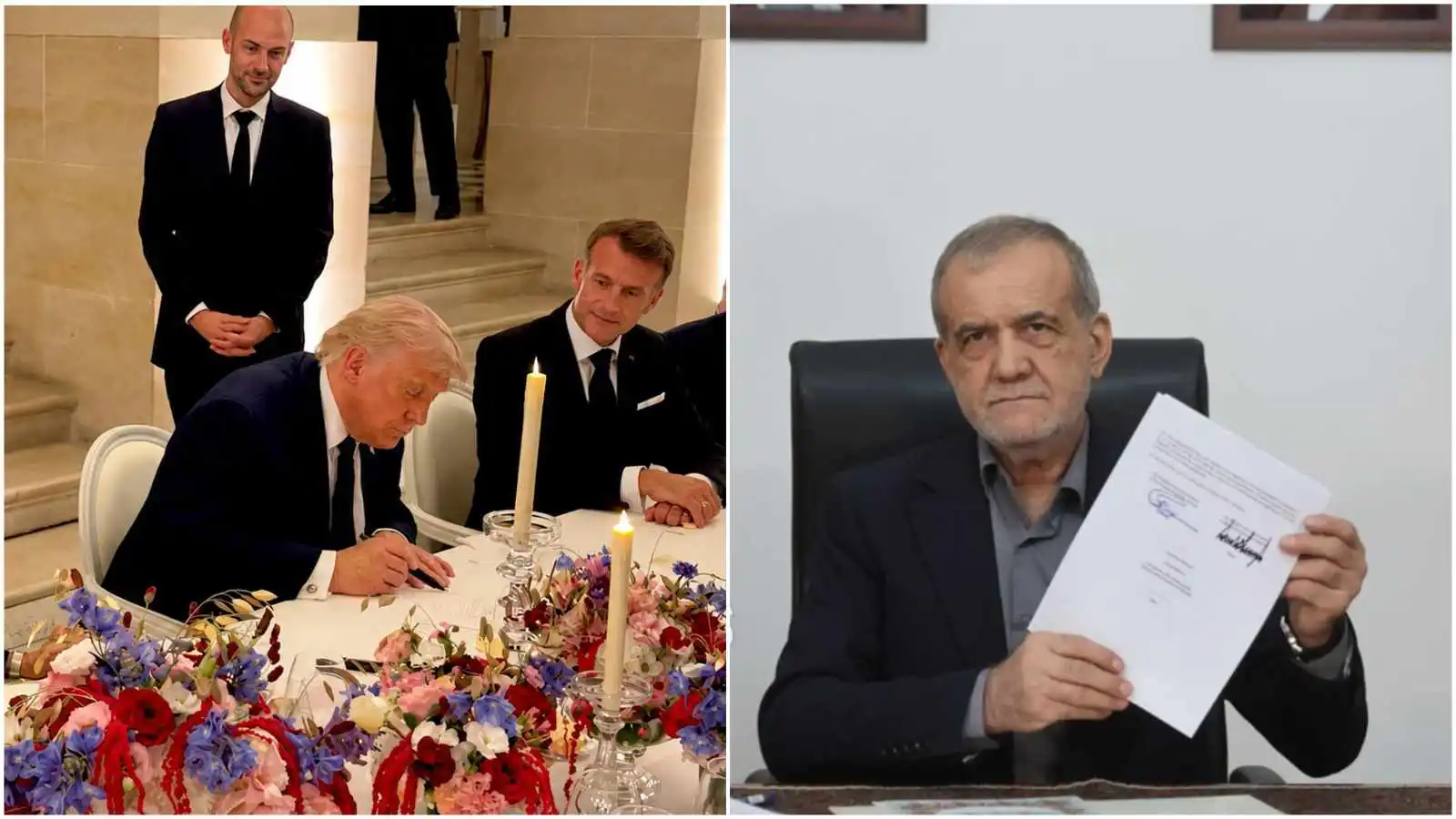 US-Iran Deal: President Trump & President Masoud Singed Deal