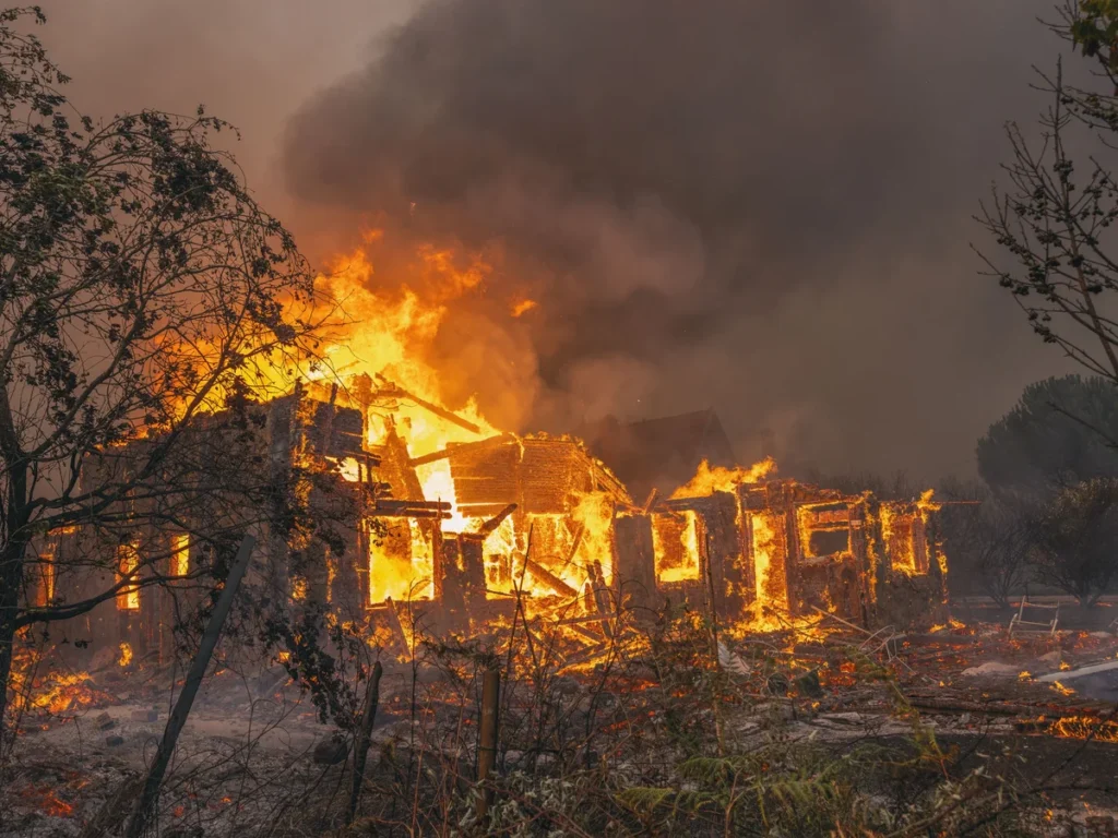 Wildfires burn across France and Spain amid heatwaves