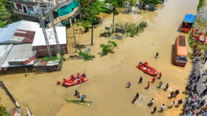 Assam Flood Kills 60, Lakhs Affected; Rescue Operations On