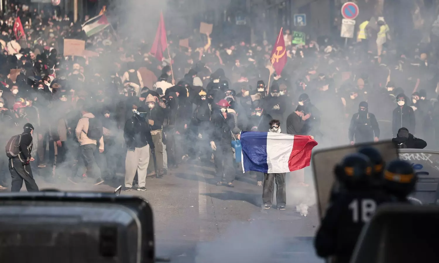 Clashes Erupt Following Nationwide Demonstrations in France